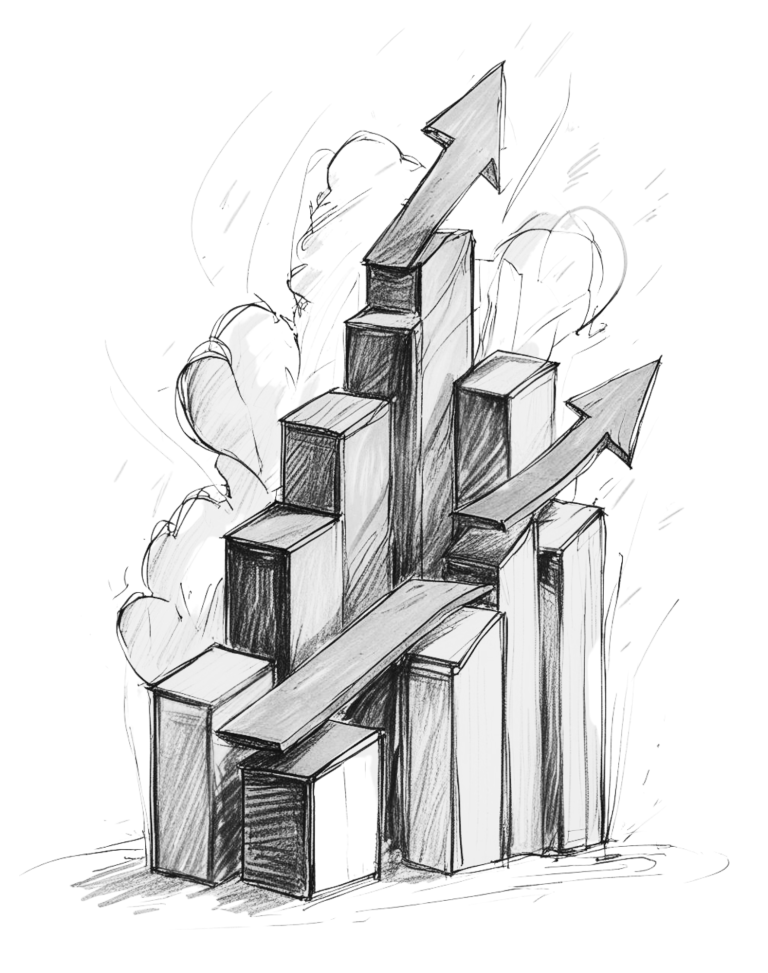 Kopfprofil mit einem Baum und einer Treppe im inneren Puzzle-Motiv.